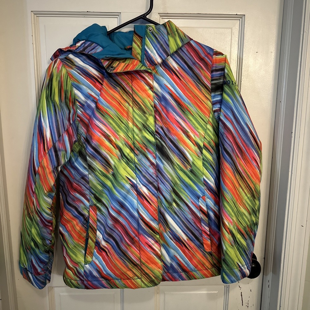 Roxy‎ Jetty Dryflight 10K girls hooded winter parka jacket size XLarge 16
